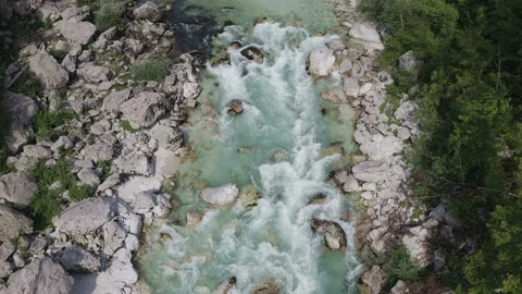 Soca river rapids Stock-Footage 130219271