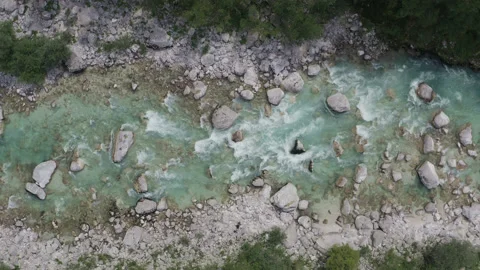 Soca river rapids Stock-Footage 130242259