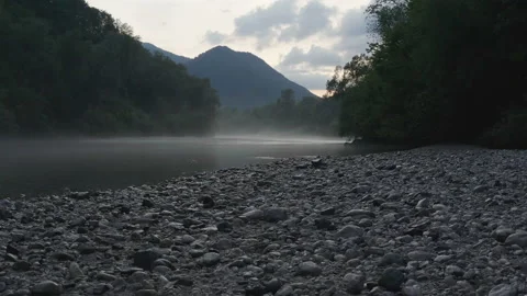 Soca river rapids Video stock 130248766