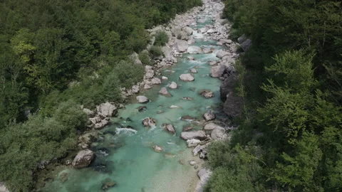 Soca river rapids Stock-Footage 130252406