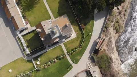 SoCal Drone overhead lighthouse Stock Footage 103553615