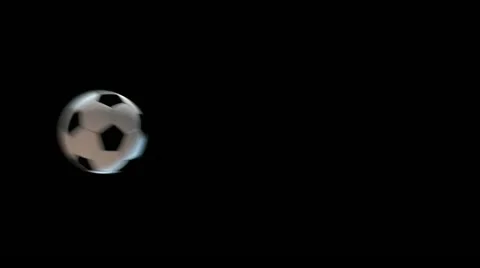 Soccer 2 clean transition Alpha channel Stock Footage