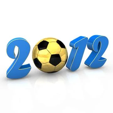 Soccer 2012 Stock Illustration