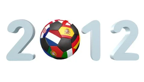 Soccer 2012 Stock Illustration