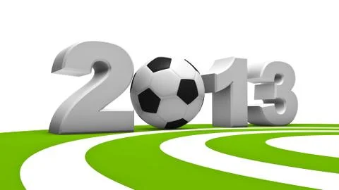 Soccer 2013 Stock Illustration