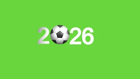 Soccer 2026 Lower Third Animation on Green Screen Background 库存影片 330942963