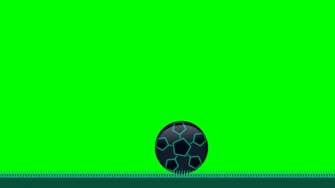 Soccer Animated - Chroma Key Green Screen Footage Stock Footage 336960281