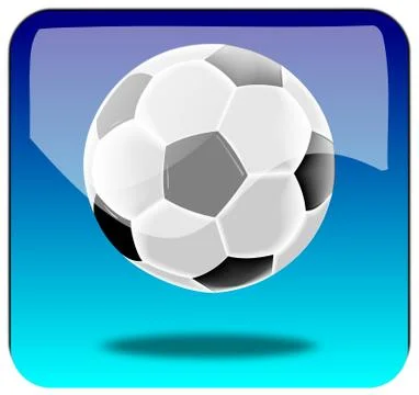 Soccer App Illustrazione stock