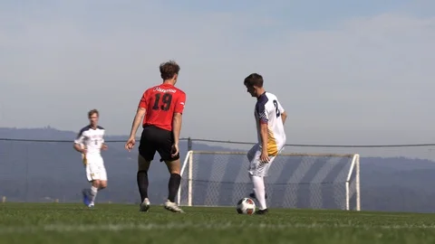 Soccer. Avoid and Pass. Stock-Footage 127610427