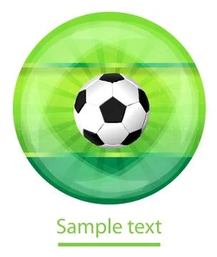 Soccer back Stock Illustration