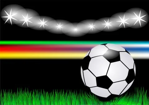 Soccer background Stock Illustration