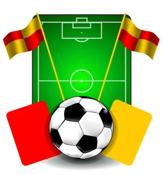 Soccer background Stock Illustration