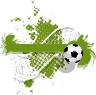 Soccer background Stock Illustration