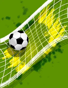 Soccer background Illustrazione stock