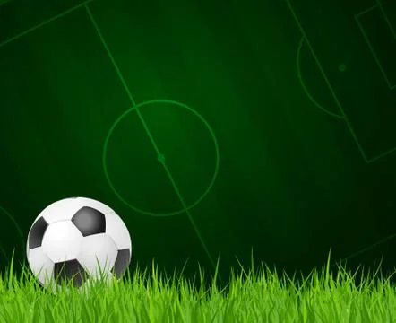 Soccer background Stock Illustration