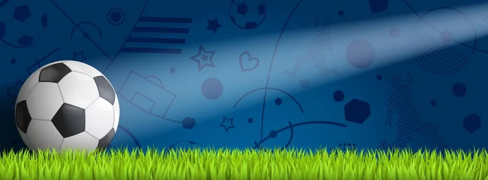 Soccer background Stock Illustration