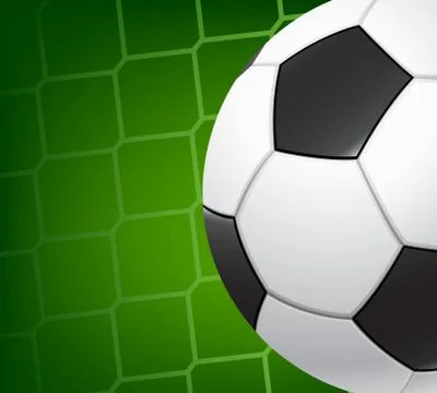 Soccer background Stock Illustration