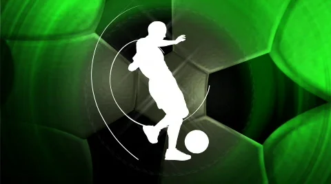 Soccer background, LOOP Stock Footage
