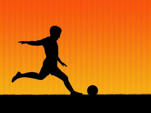 Soccer background Stock Photos