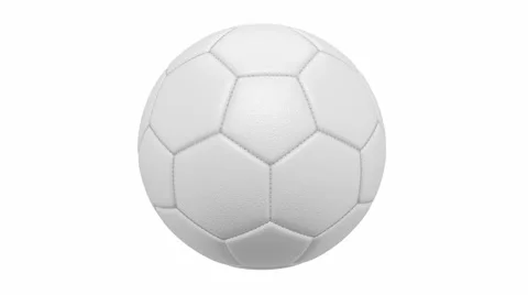 Soccer ball 3D animation Stockbeeldmateriaal 43222794