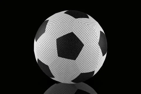 Soccer ball 3D Stock Illustration