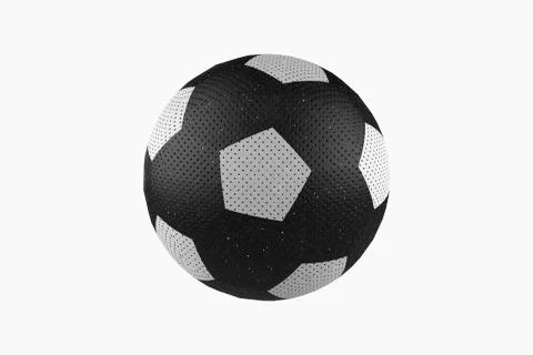 Soccer ball 3D Illustrazione stock