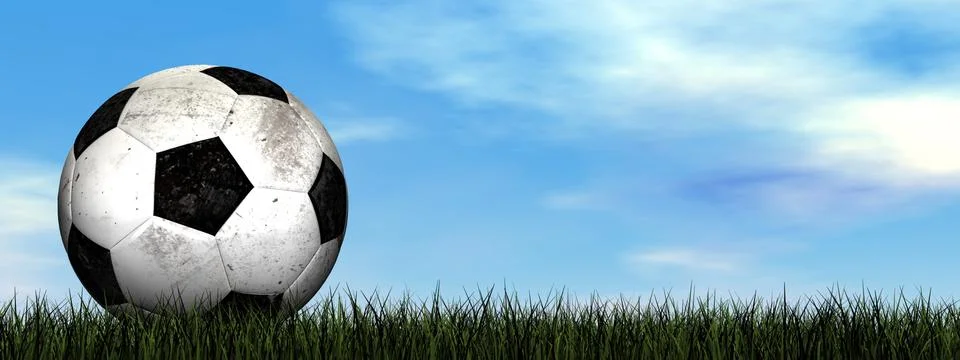 Soccer ball - 3D render Stock Illustration