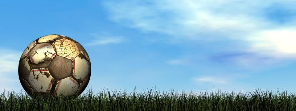 Soccer ball - 3D render Stock Illustration