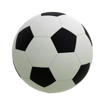 Soccer ball 3D render Stock-Illustration