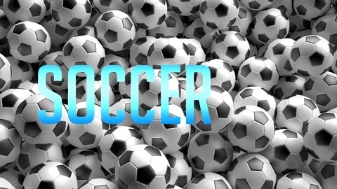 Soccer ball. 3d rendering Stock Footage 77041239