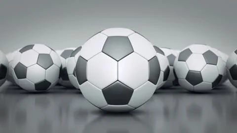 Soccer ball. 3d rendering Stock Illustration