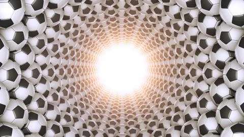 Soccer ball. 3d rendering Stock Illustration