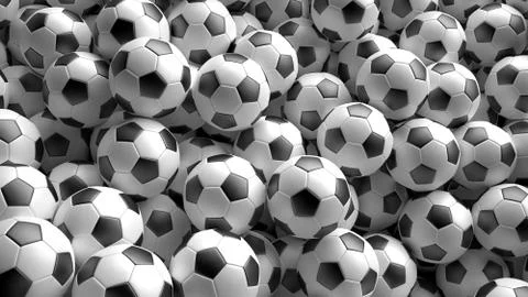 Soccer ball. 3d rendering Иллюстрация