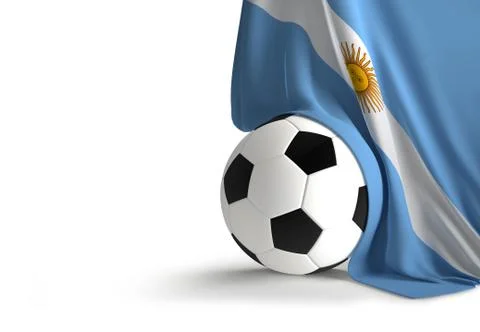 Soccer ball 3d rendering isolated Stock Illustration