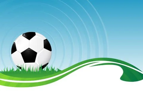 Soccer ball background, vector illustration Stock Illustration
