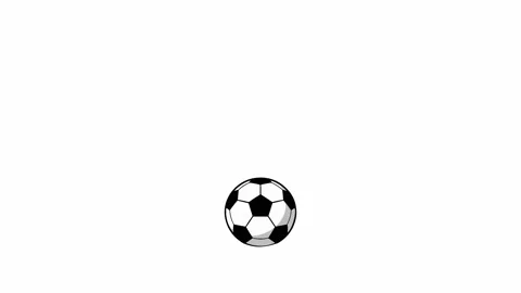 Soccer Ball Bouncing and Spinning Up and Down  Animation 库存影片 335351199