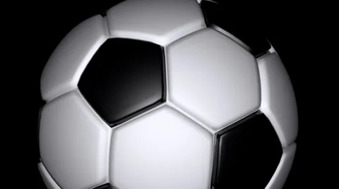 Soccer Ball Bouncing Transition - White and Black 04 - Alpha Channel Stock Footage 28297710