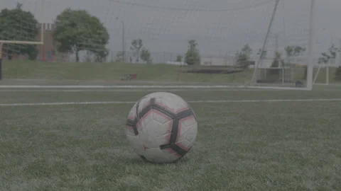 Soccer Ball Closeup Stock Footage 155400075