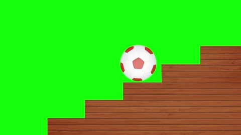 Soccer Ball Horizontal 16:9 Green Screen 動画素材 340460792