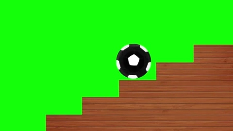 Soccer Ball Horizontal 16:9 Green Screen 스톡 동영상 340460876