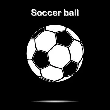 Soccer ball icon Stock Illustration