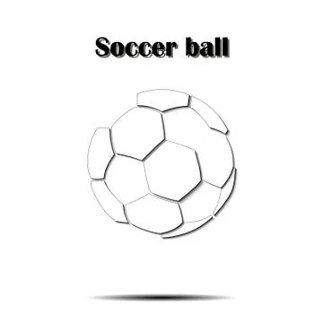Soccer ball icon Stock Illustration