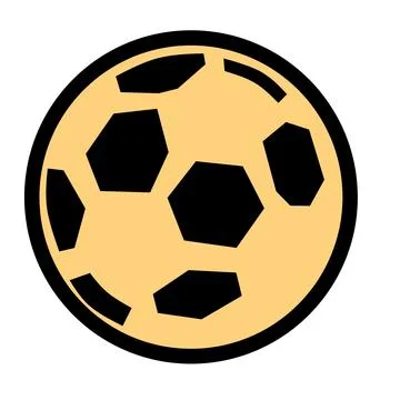 Soccer ball icon illustration Stock Illustration