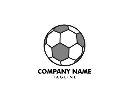 Soccer ball icon logo vector illustration Stock Illustration
