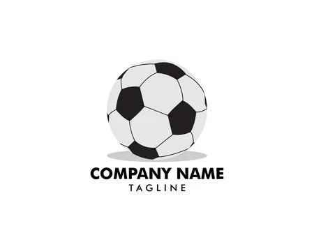 Soccer ball icon logo vector illustration Stock Illustration