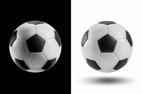 Soccer ball isolate Stock Photos