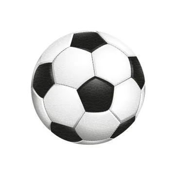 Soccer ball, isolated Stock Illustration