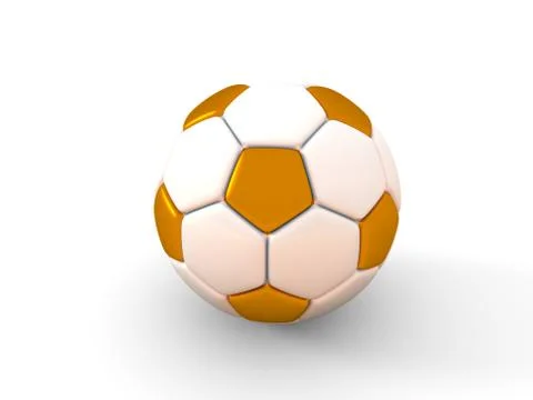 Soccer ball. Isolated object on white background. 3d render イラスト素材