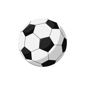 Soccer ball isolated vector icon Stock Illustration