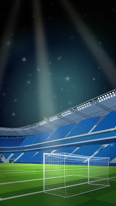 Soccer Ball with Israel Flag Pattern Bouncing in Night Stadium Stock Footage 341461670